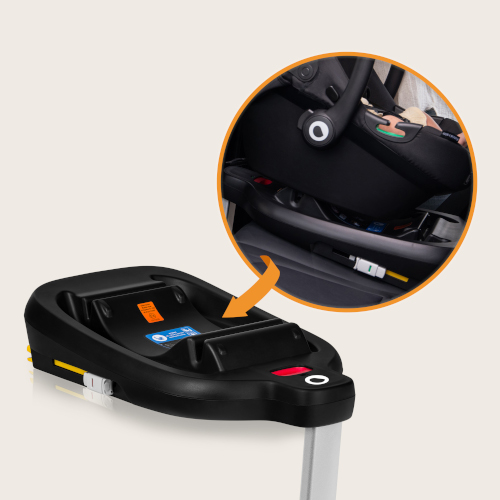 Lionelo Lemmy i-Size Base Black — Kindersitzbasis